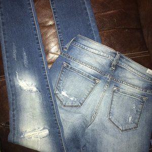 KanCan KC8104 Distressed Skinny Jeans Cut J-1031 Size 25